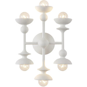 Cadence 6 Light 11 inch Antique White Bath Vanity Light Wall Light