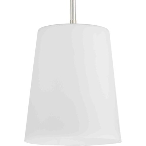 Clarion 1 Light 9 inch Polished Nickel Pendant Ceiling Light