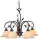 Vine LED 25 inch Oil Shale Chandelier Ceiling Light