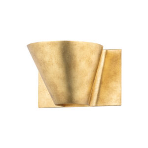 Reeve 1 Light 8 inch Vintage Gold Leaf Wall Sconce Wall Light