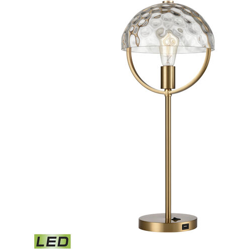 Parsons Avenue 24 inch 9 watt Aged Brass Desk Lamp Portable Light