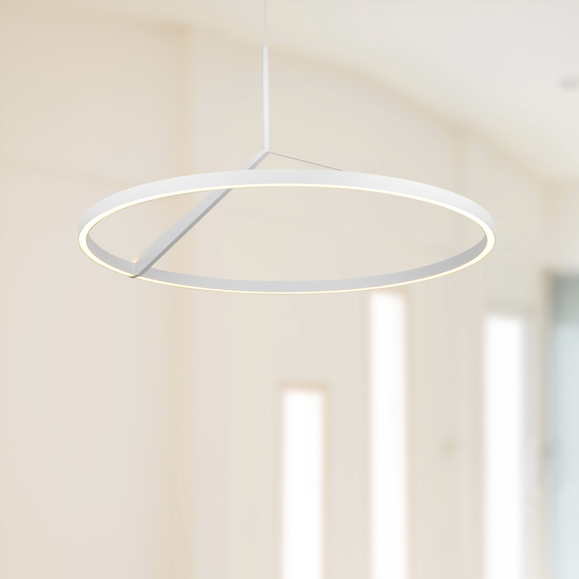 Roda Pendant Ceiling Light in White