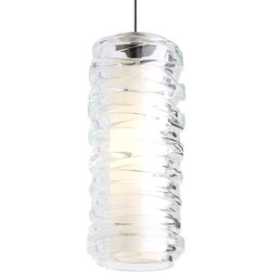 Sean Lavin Leigh 1 Light 12 Satin Nickel Low-Voltage Pendant Ceiling Light in Halogen, FreeJack, Clear Glass