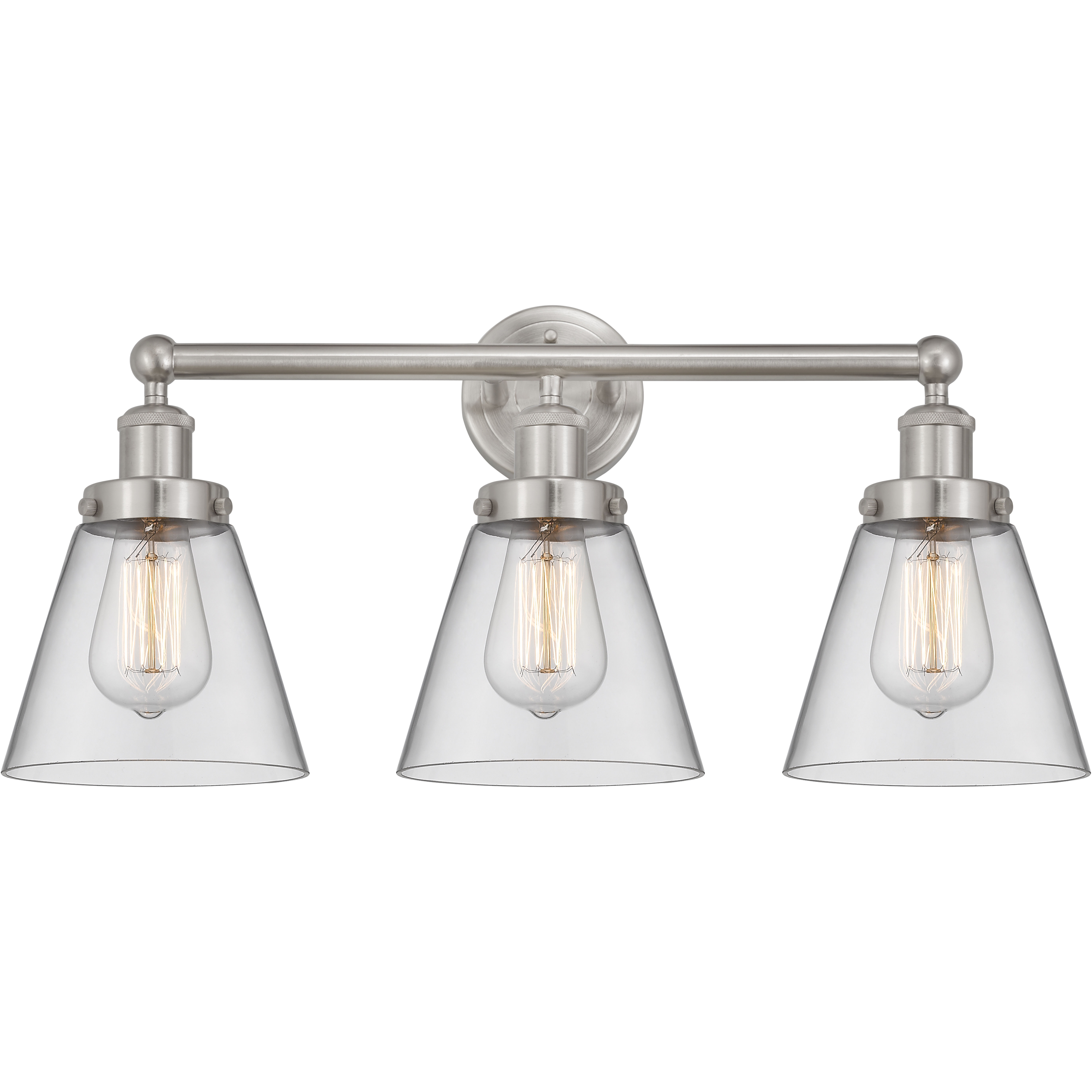 Cone 3 Light 24.50 inch Bathroom Vanity Light