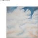Cirrus White with Blue Framed Wall Art, White Frame