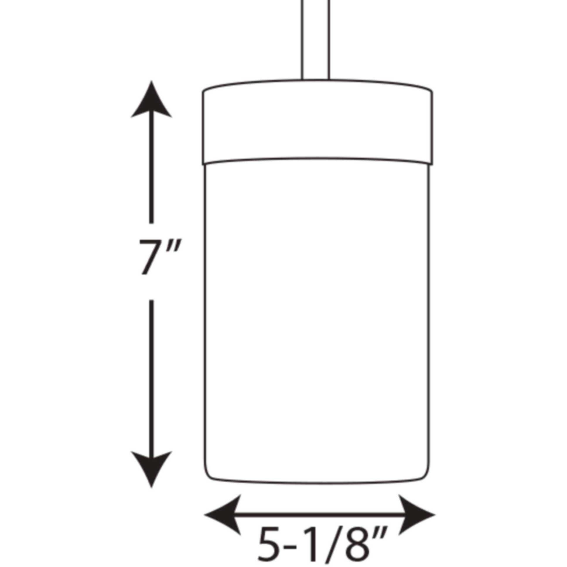 Elevate 1 Light 5 inch Brushed Bronze Mini-Pendant Ceiling Light, Design Series