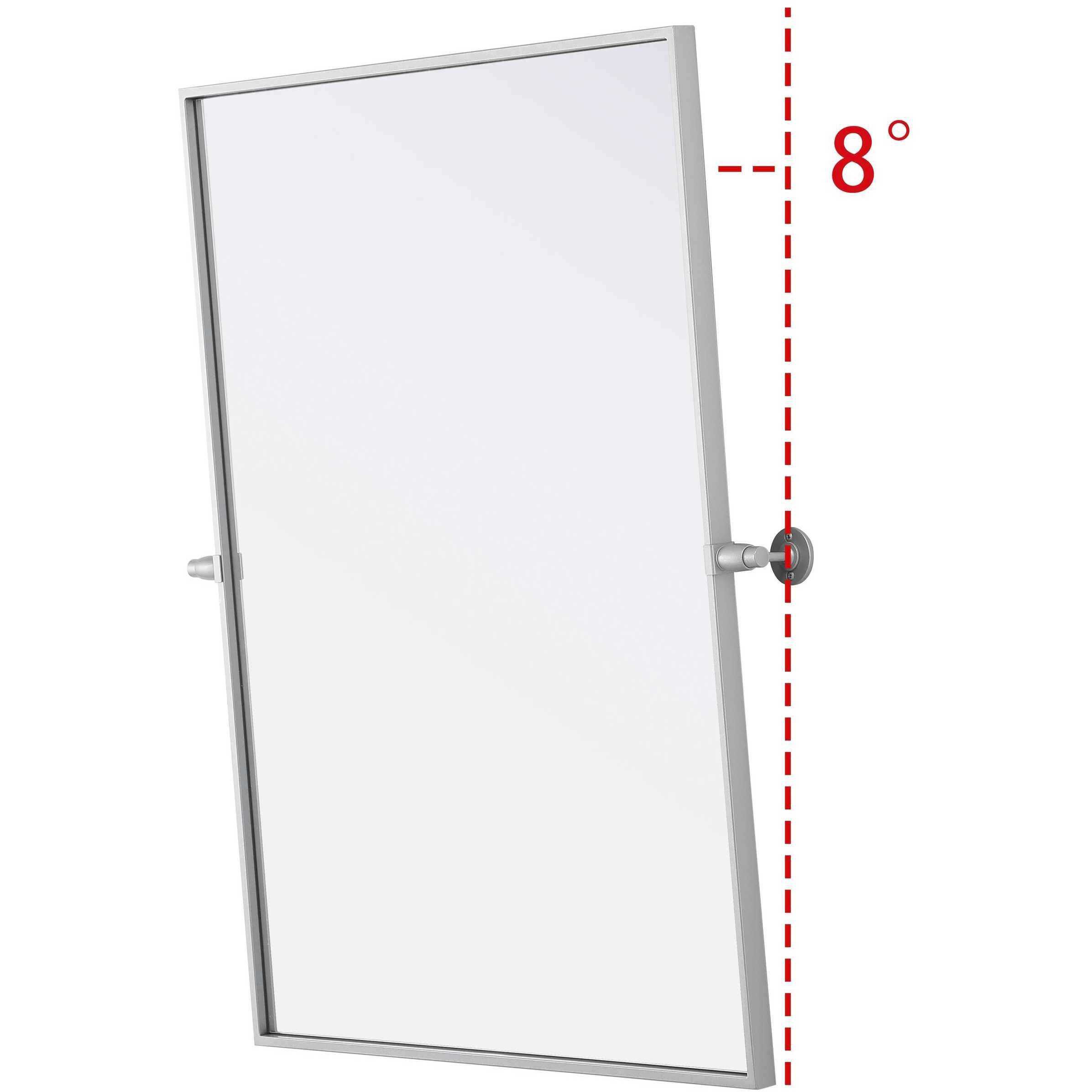 Amoura 36 X 27 inch Silver Mirror