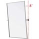 Amoura 36 X 27 inch Silver Mirror