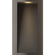 Luna Outdoor Wall Mount Lantern in Bronze, Non-LED, Medium