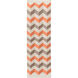 Frontier 36 X 24 inch Peach, Burnt Orange, Khaki Rug