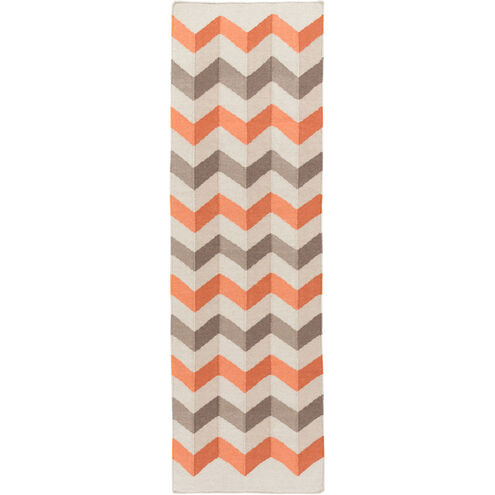 Frontier 36 X 24 inch Peach, Burnt Orange, Khaki Rug
