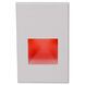 WAC 120V Step Light LED 1.5 inch White ADA Step and Wall Light in Red, WAC Lighting