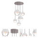 Mavisten Edition Copernica LED 30 inch Pewter Pendant Ceiling Light in White