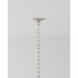 Menefee 6 Light 32 inch Silver Granello Chandelier Ceiling Light