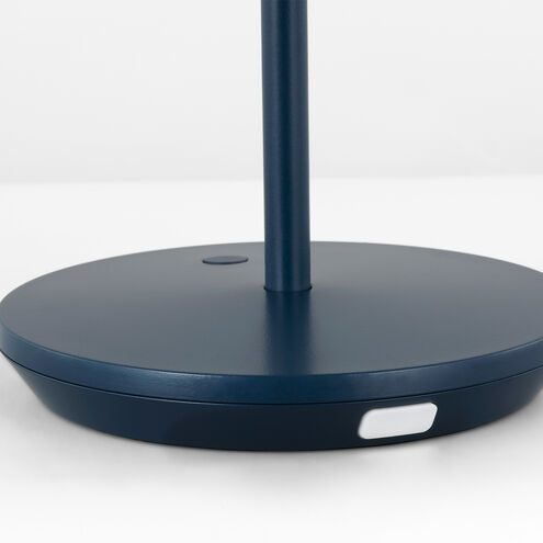 Mena 12.88 inch 2.20 watt Hague Blue Outdoor Table Lamp