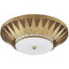 Floris LED 22 inch Autumn Gold Flush Mount Ceiling Light