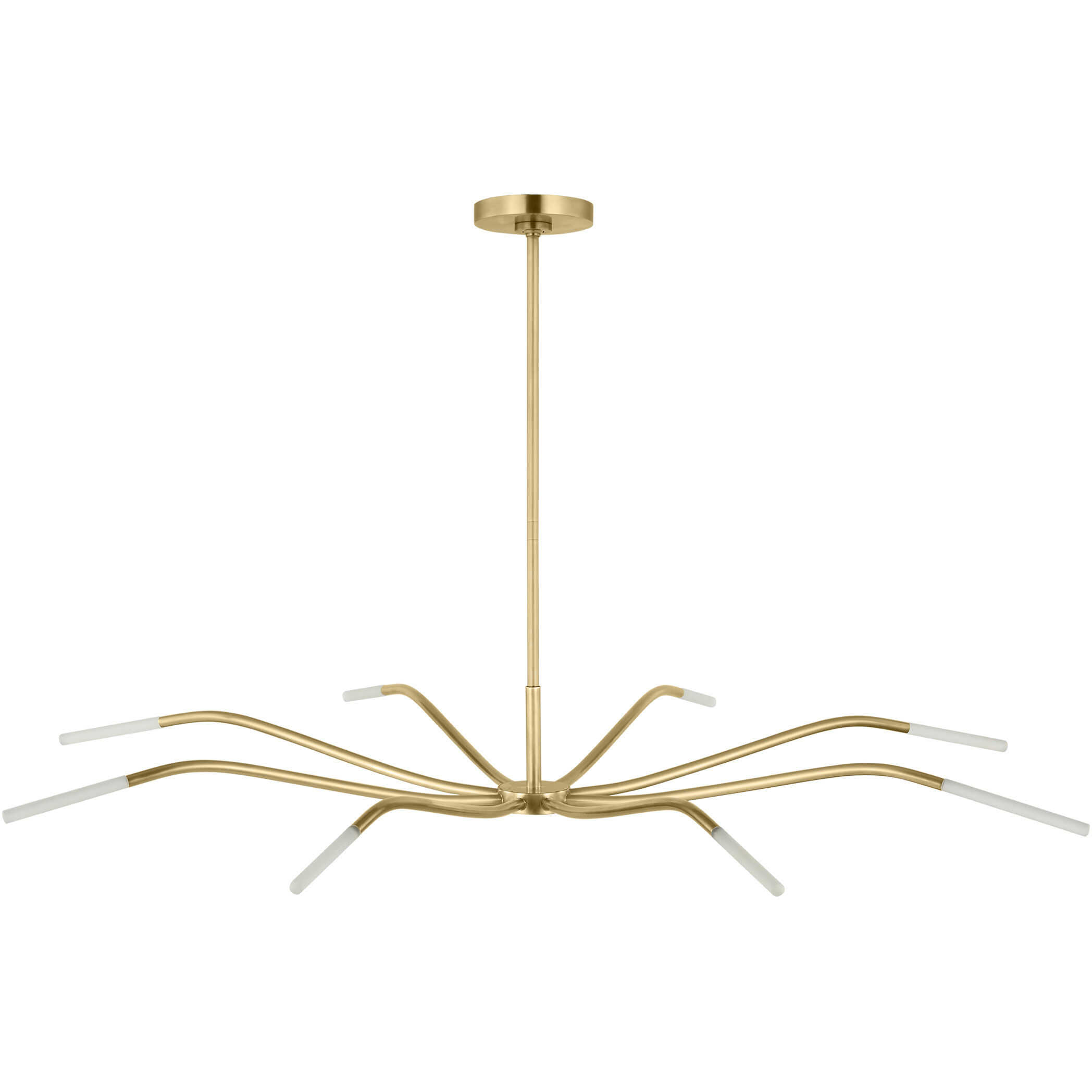 Sean Lavin Lajos LED 50 inch Hand-Rubbed Antique Brass Chandelier Ceiling Light