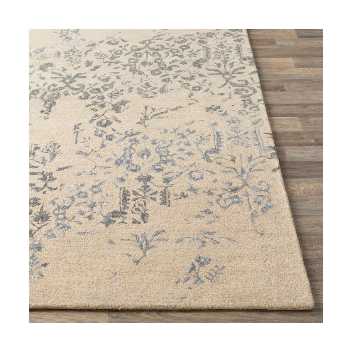 Banshee 96 X 60 inch Moss/Charcoal/Light Gray Rugs, Rectangle