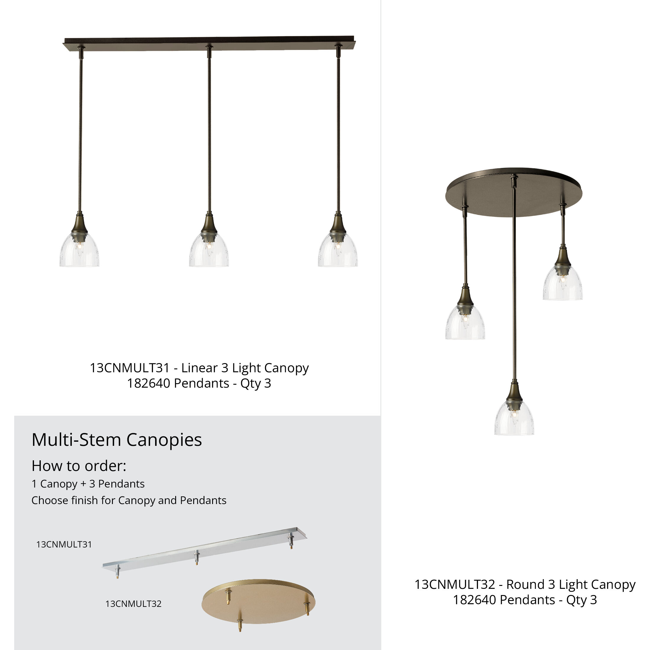 Trumpet 1 Light 5.91 inch Sterling Mini Pendant Ceiling Light in Water