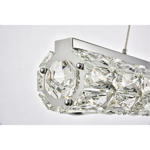 Valetta LED 43 inch Chrome Chandelier Ceiling Light