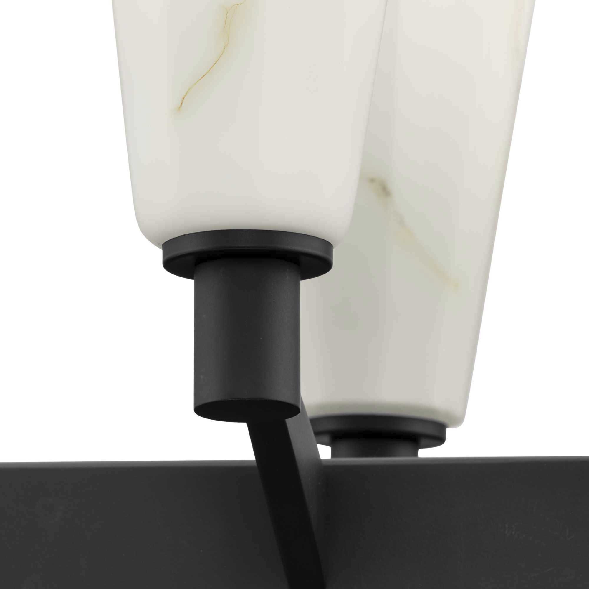 Tosca 10 Light 50 inch Matte Black Linear Chandelier Ceiling Light, Design Series