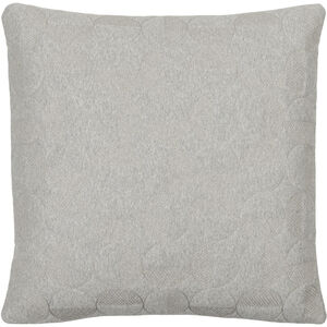 Semicircle 22 X 22 inch Sterling Grey/Pearl/Sage Accent Pillow