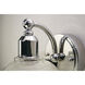 Hollow 1 Light 6 inch Polished Chrome Wall Sconce Wall Light