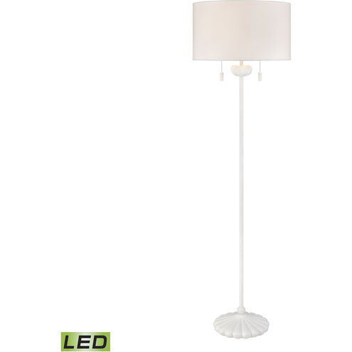 Liliaceae 63 inch 9.00 watt Matte White with Matte White Floor Lamp Portable Light