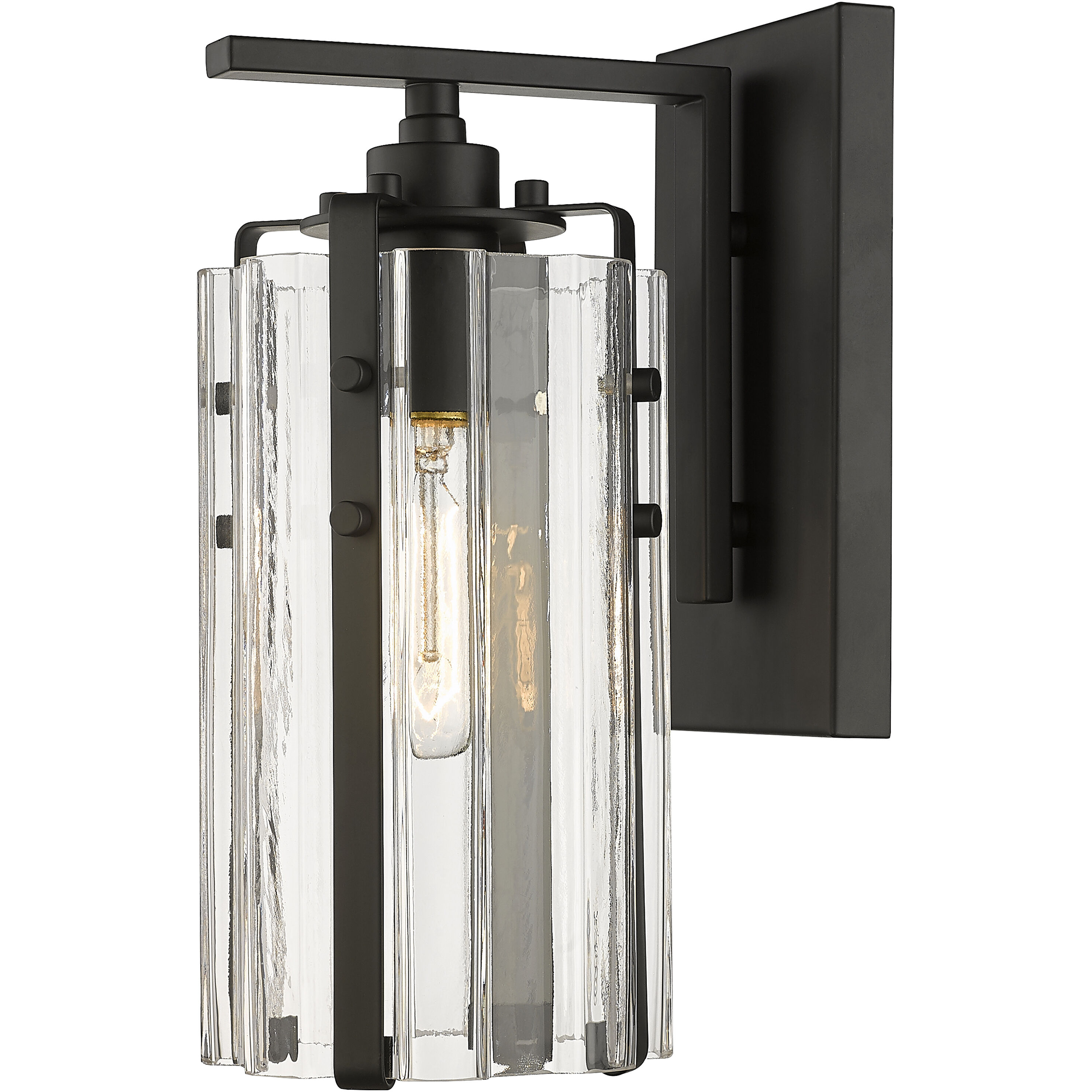 Alverton 1 Light 5.25 inch Matte Black Wall Sconce Wall Light