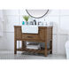 Clement 42 X 22 X 34 inch Driftwood Bathroom Vanity Cabinet