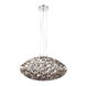 Grace 6 Light 24 inch Polished Nickel Chandelier Ceiling Light