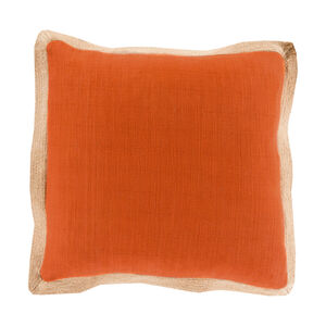 Buttermilk Bay 20 X 20 inch Burnt Orange/Camel Pillow Cover