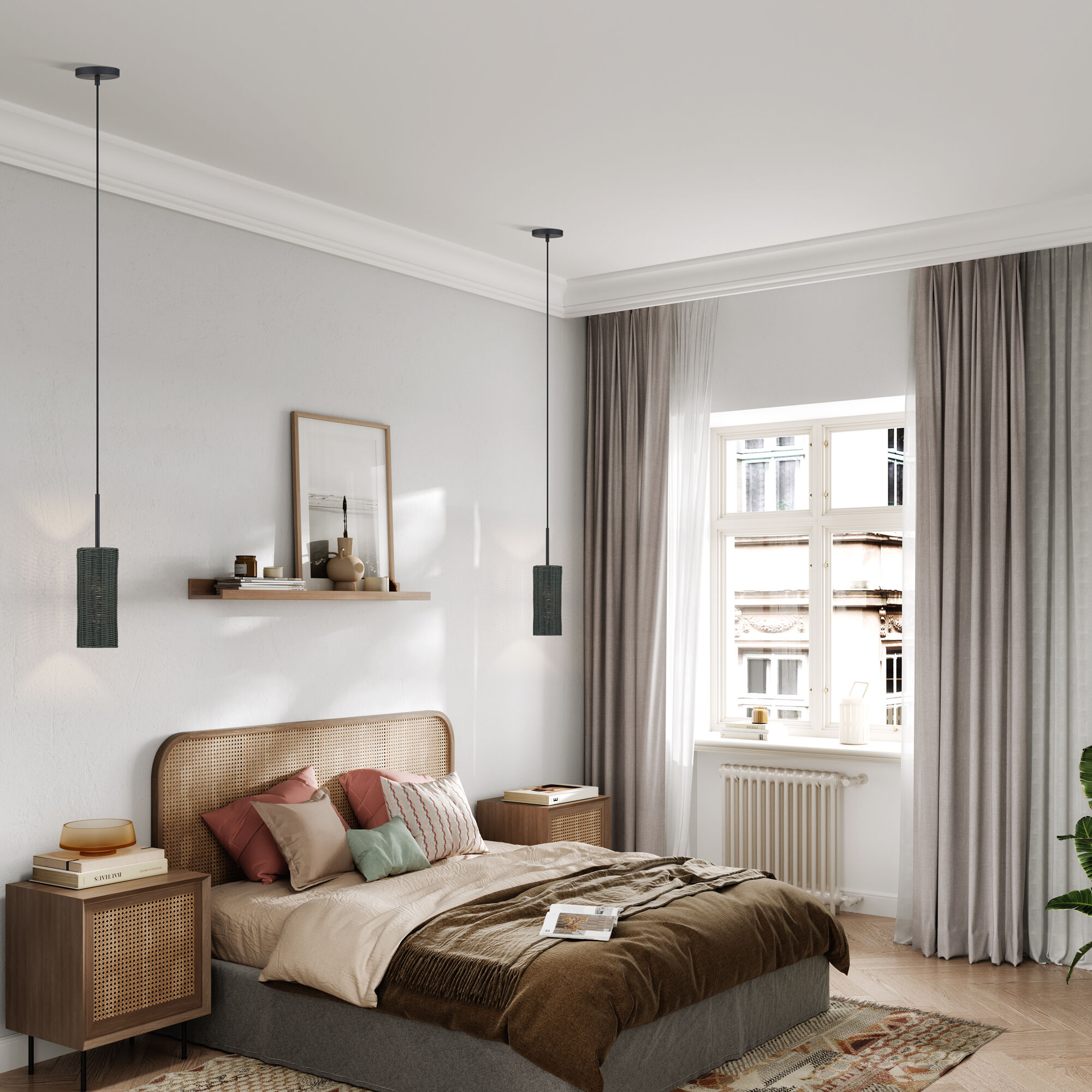 Weavington 1 Light 5.13 inch Black Mini Pendant Ceiling Light