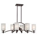 Signature 6 Light 21.5 inch Antique Bronze Chandelier Ceiling Light