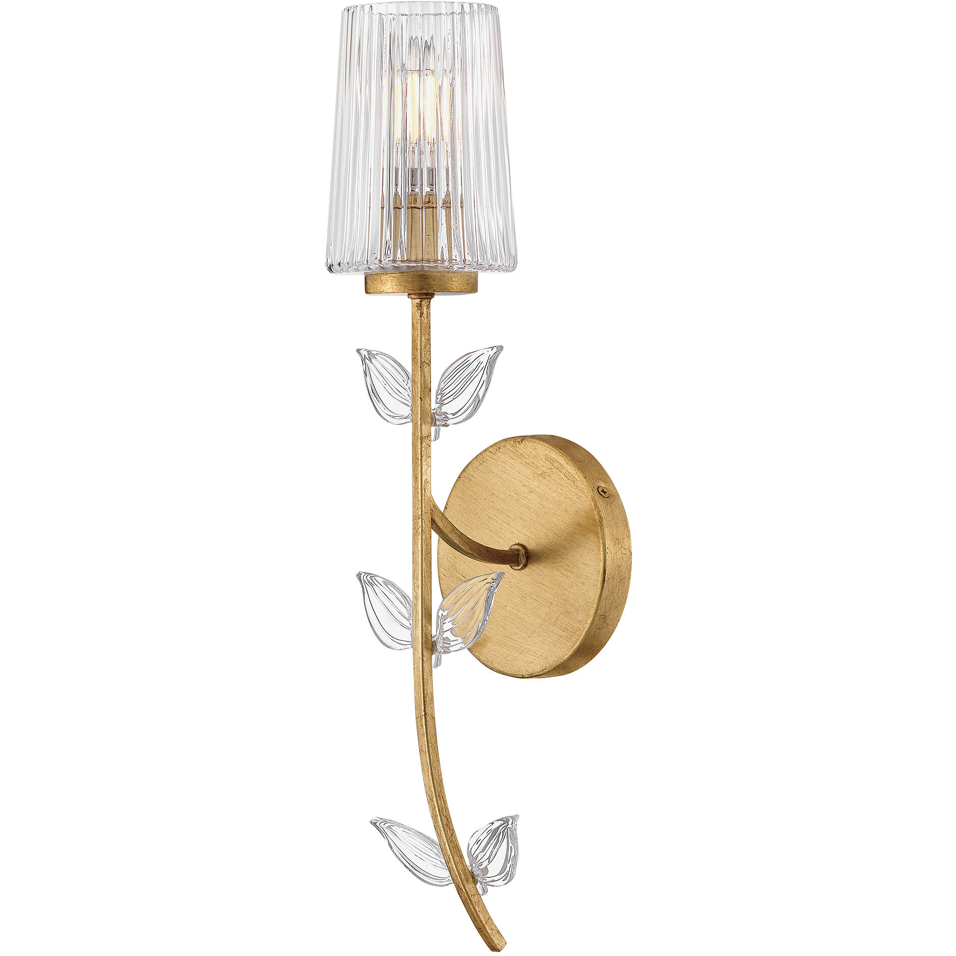 Aliso Wall Mount Bath Wall Light in Distressed Brass
