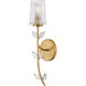 Aliso Wall Mount Bath Wall Light in Distressed Brass