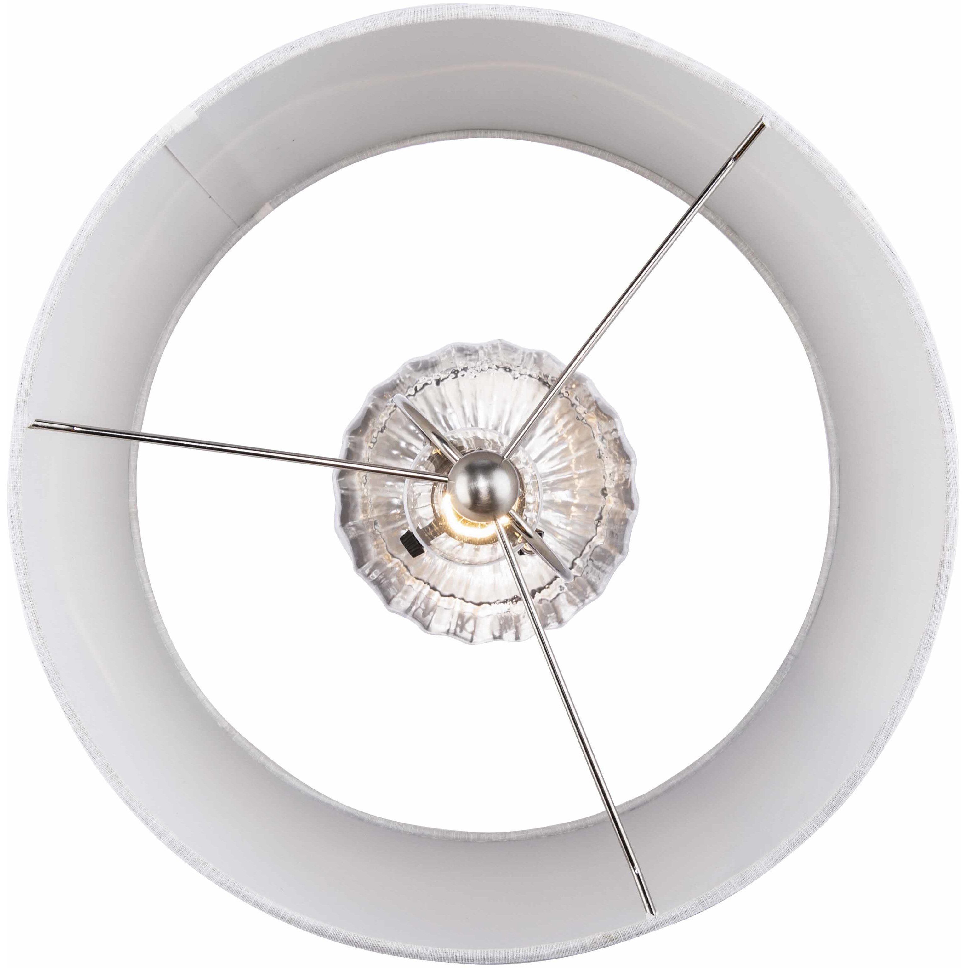 Chatham 24 inch 60.00 watt Brushed Nickel Table Lamp Portable Light