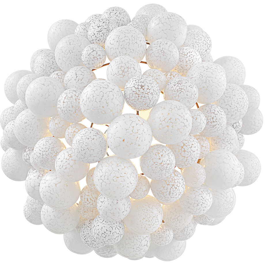 Marabel 6 Light 30.5 inch Distressed Brass Chandelier Ceiling Light