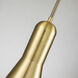 Etoile 1 Light 7 inch Aged Brass Pendant Ceiling Light