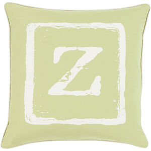 Big Kid Blocks 18 inch Cream, Lime Pillow Kit