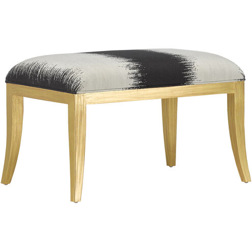 Garson 19 inch Antique Gold Ottoman