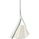 Mobius LED 8.4 inch Vintage Platinum Mini Pendant Ceiling Light