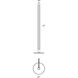 Axis Smart 50 inch 14.00 watt Black Floor Lamp Portable Light, Wi-Fi Digital