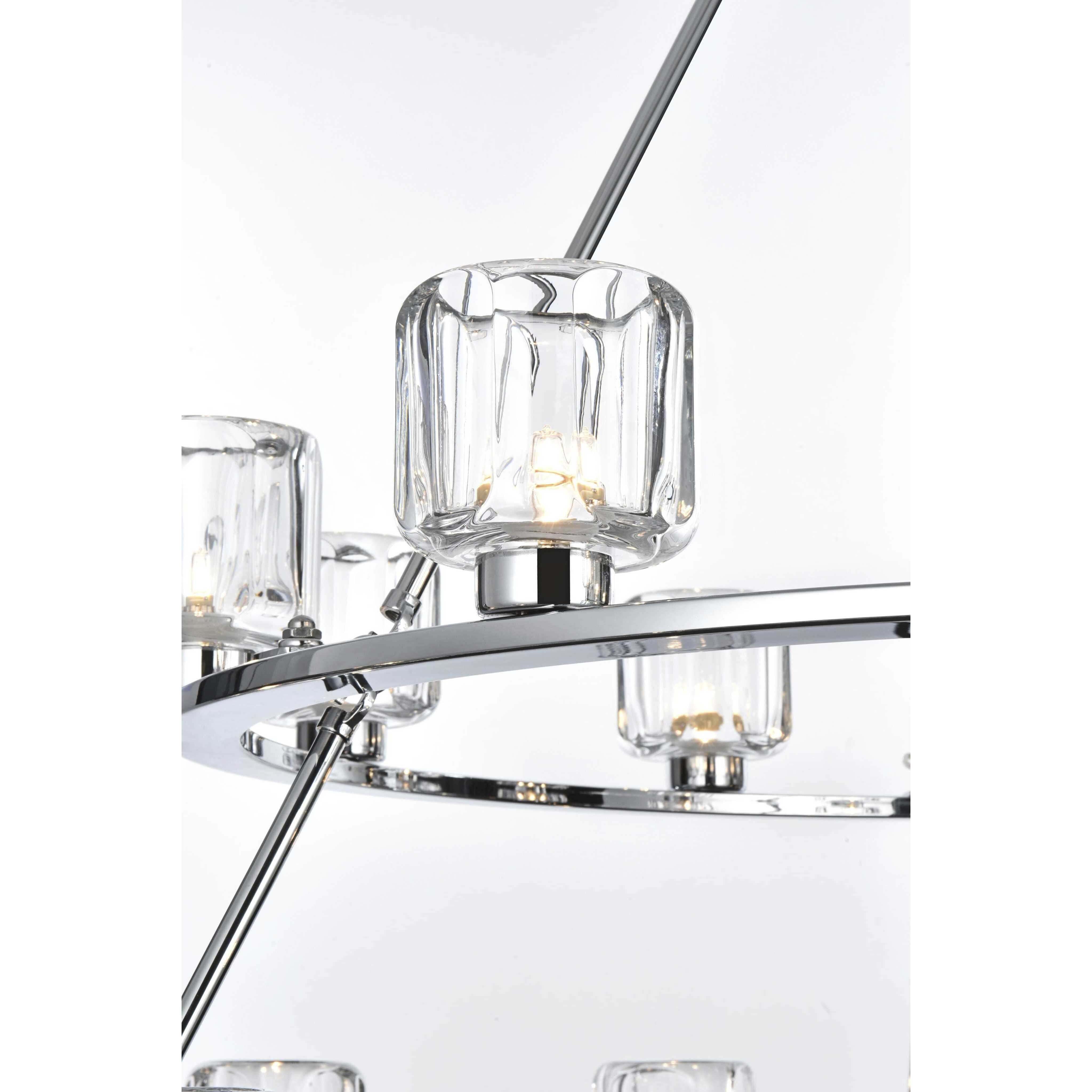 Cadence 27 Light 48 inch Chrome Chandelier Ceiling Light