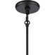 Current 1 Light 12 inch Matte Black Pendant Ceiling Light