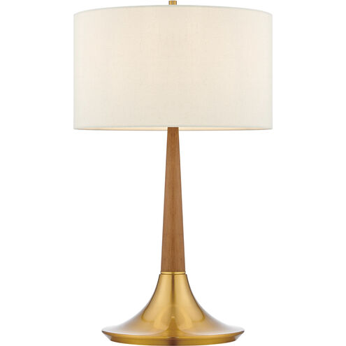 Portillo 28 inch 60.00 watt Brass Table Lamp Portable Light