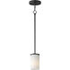 Lateral 1 Light 4.75 inch Black Single Pendant Ceiling Light in Satin White