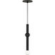 Sean Lavin Guyed LED Nightshade Black Pendant Ceiling Light, Integrated LED