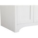 Moore 48 X 22 X 34 inch White Vanity Sink Set