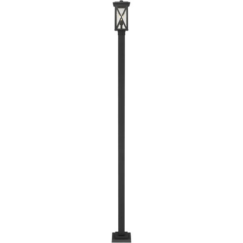 Brookside 1 Light 109.75 inch Black Outdoor Post Mounted Fixture